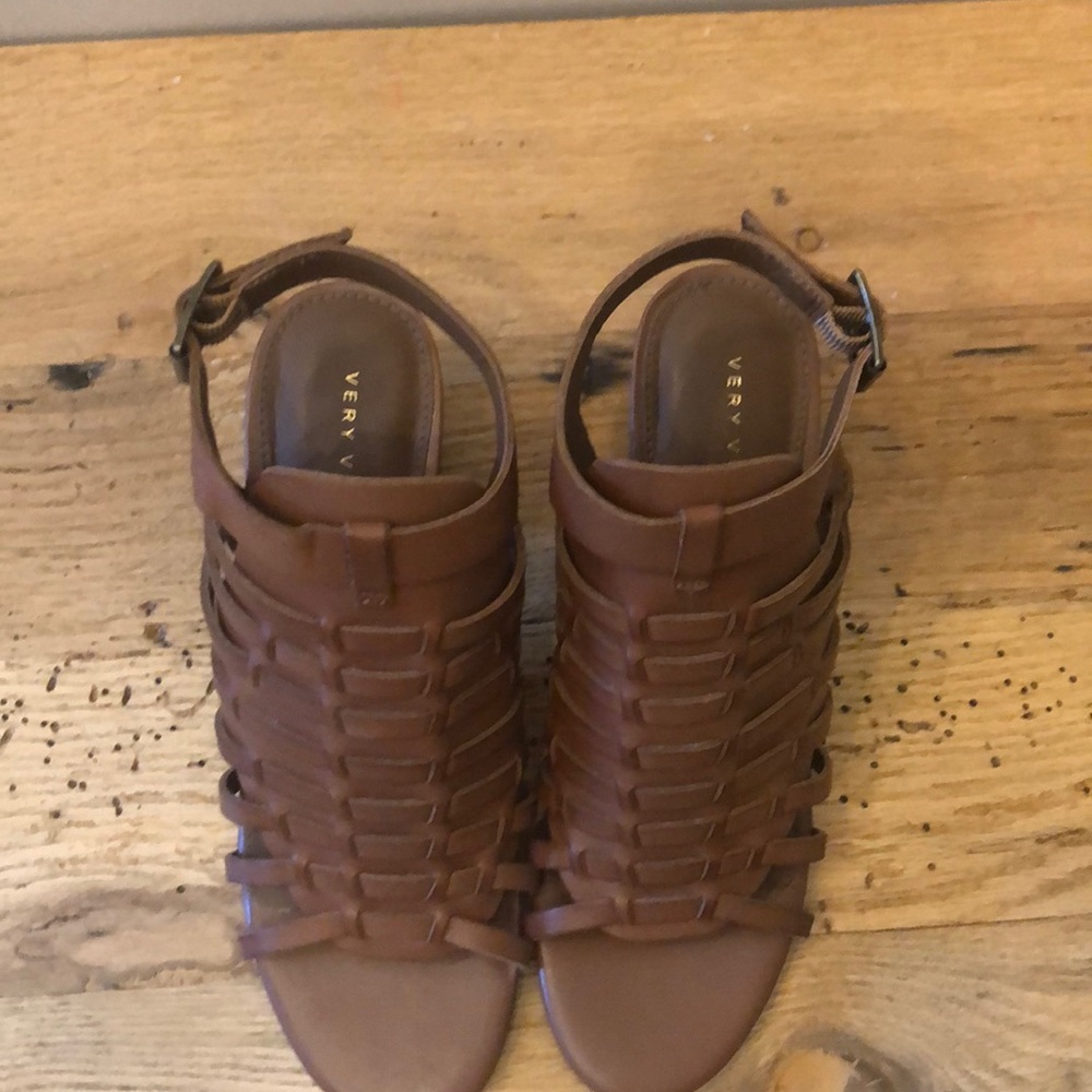 Very Volatile Vertical Block Heel Open Toe Sandal - image 4